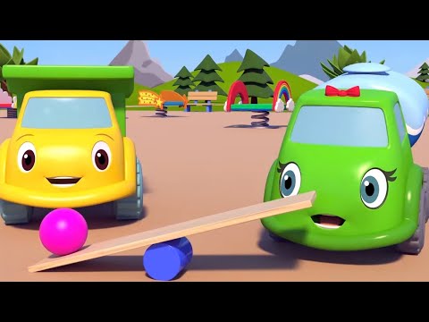 Видео: Синий трактор - Баскетбол 🚜 Развивающие мультфильмы про машинки для детей