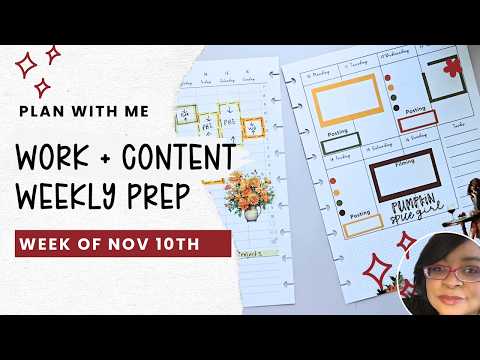 Видео: Планируйте вместе со мной | Планировщик работ 💼 | План на неделю 10 ноября | Функциональная и про...