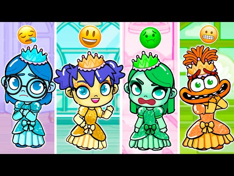 Видео: КТО НАСТОЯЩАЯ КОРОЛЕВА ЭМОЦИЙ 👸🏻😡🤢😱 Грустная История  Avatar World  Toca Boca