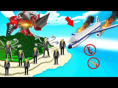 Видео: 🇺🇦 ПАДІННЯ НА ОСТРІВ ДЕМОН ДРИЛЬМЕН ТИТАН У МАЙНКРАФТ! БАКІ І НУБІК DEMON DRILL MAN TITAN MINECRAFT