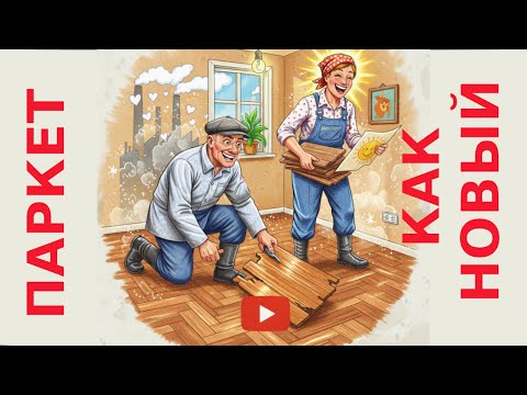 Видео: Реставрация паркетного пола времен СССР