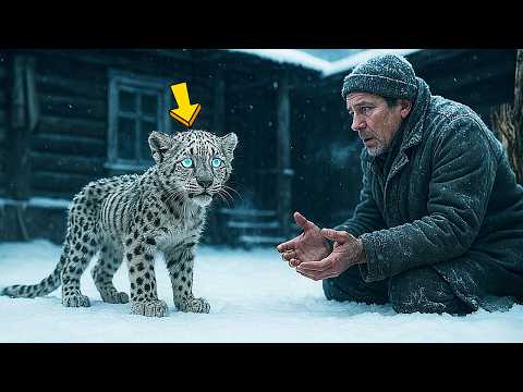 Видео: СНЕЖНЫЙ БАРС ОСЛЕП и ПРИШЕЛ ЗА ПОМОЩТЬЮ к ДЕДУШКЕ... НО КАК ПОСТУПИЛ ЧЕЛОВЕК...