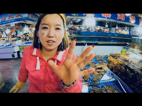 Видео: Китай. Рыбный рынок! Цены Шок! Выше в три раза, чем во Владивостоке! Всё дело в курсе рубля?