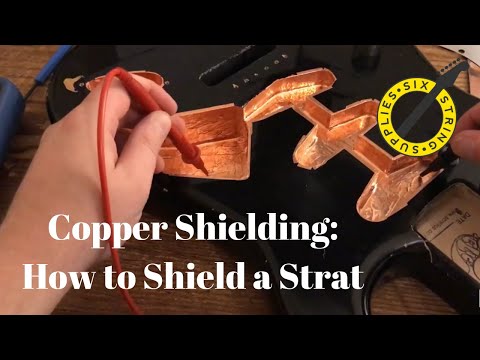 Видео: Медное экранирование гитары — как экранировать страт