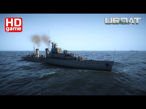 Видео: UBOAT HD #66 Кампания U-292: Dido-class Cruiser, Bergen Flotilla (без комментариев - реализм 100%)