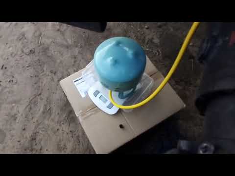 Видео: Заправка тракторного кондиционера.Часть 2.