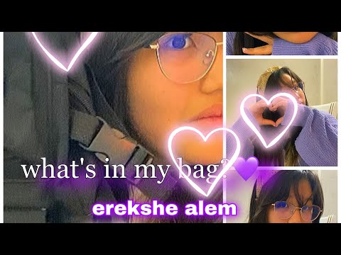 Видео: what’s in my bag?менің сөмкемде не бар?💜👾