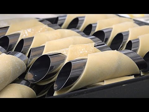 Видео: полный сливок! хрустящий рулет десерт - магазин корейских десертов