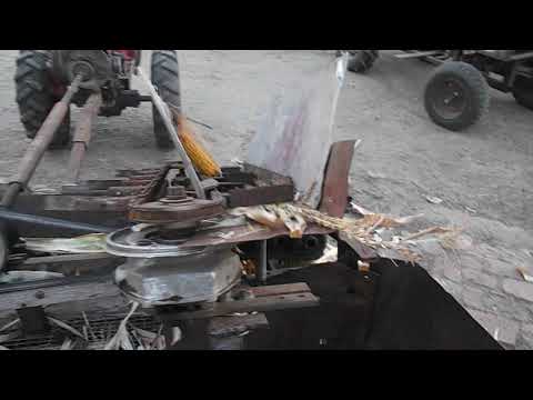 Видео: Початкоуборочный комбайн для мотоблока 2 | Corn harvester for walk-behind tractor PART 2