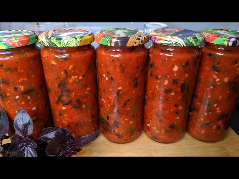 Видео: Базиликовый СОУС на зиму! Пальчики оближешь! Самый вкусный рецепт!