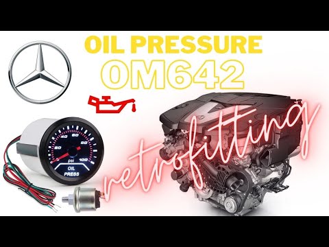 Видео: Датчик давления масла OM642 ML350 W164 3.0 CDI. DIY: oil pressure sensor