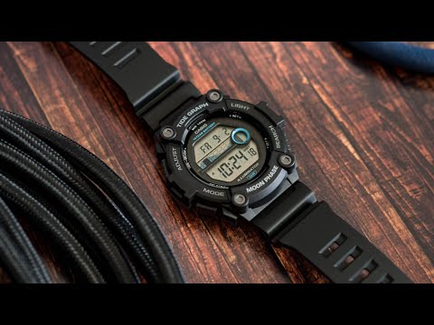 Видео: Часы Casio WS-1300H-1A - почти как G-SHOCK но в три раза дешевле