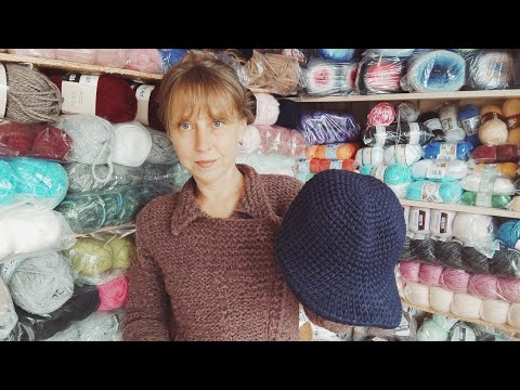 Видео: YARNART Allegro , кепка , платье . Закрываем макушку ушанки . И пальто ...