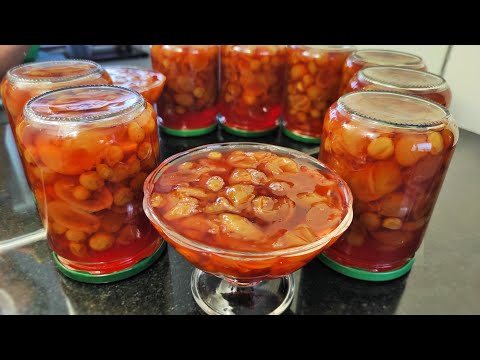 Видео: Королевское варенье из БЕЛОГО ВИНОГРАДА на зиму!