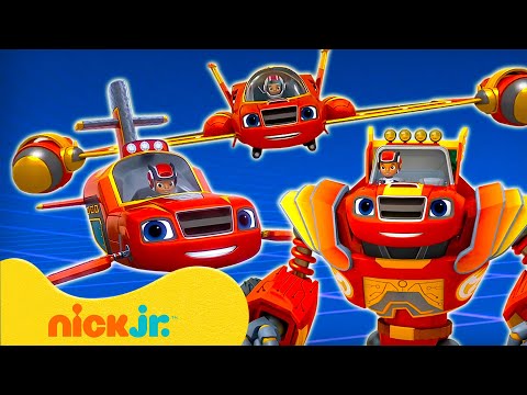 Видео: Вспыш и чудо-машинки | Вспыш трансформируется в Робота, Космический корабль и НЕ ТОЛЬКО! | Nick Jr.