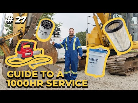 Видео: Видеоруководство: 1000-часовое обслуживание экскаватора Komatsu 228