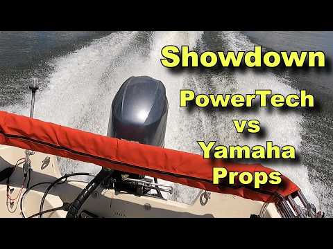 Видео: Противостояние винтов Yamaha и Powertech 13.25x14! Yamaha F70 на Montauk 17