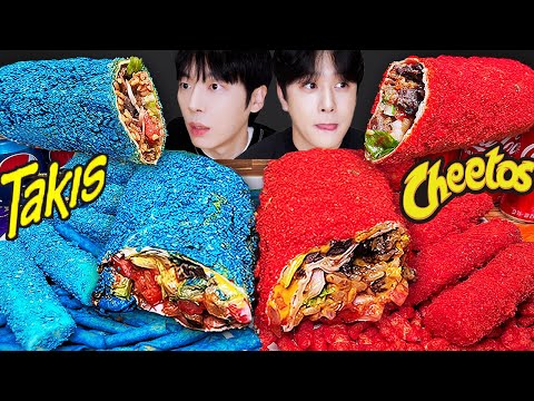 Видео: АСМР МУКБАНГ | Рисовый пирог Такис, Токпокки, огненная лапша, сырная палочка, рецепт! принимать пищу
