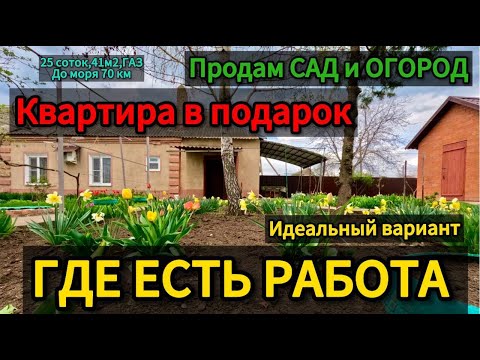 Видео: Цена ниже! 🏡Классный Солнечный дом на Юге! 41 м2🦯25 соток🦯1 600 000 ₽🦯пос. Октябрьский🦯89245404992 🌴