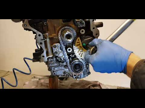Видео: Двигатели Mazda Skyactiv D Снятие и установка цепи ГРМ и масляного насоса