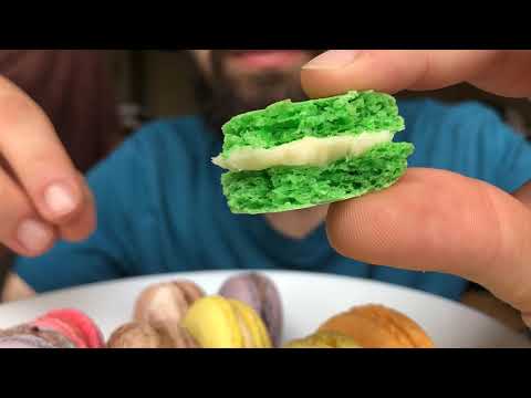 Видео: ASMR / АСМР ⃝ Eating MACARONS/ Ядене на макарони ⃝ Eating Sounds