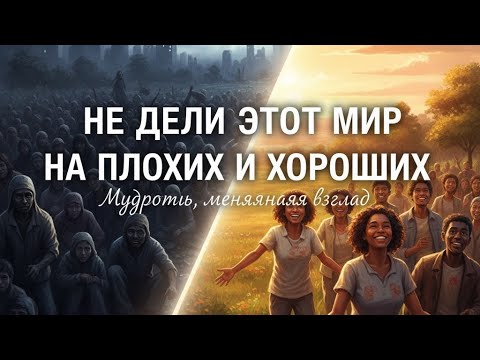 Видео: НЕ ДЕЛИ ЭТОТ МИР НА ПЛОХИХ И ХОРОШИХ