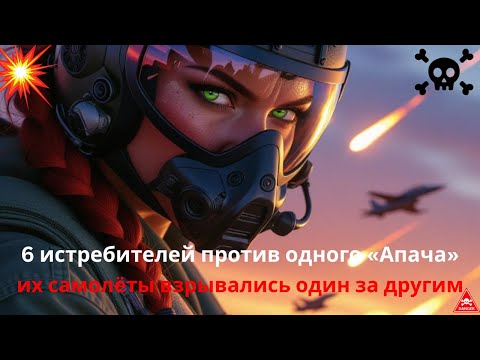 Видео: Они направили истребители против пилота Апача и услышали еёсмех перед тем,как их самолёты взорвались