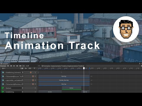 Видео: Анимационная дорожка | Начало работы с временной шкалой (Unity)
