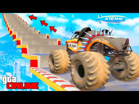 Видео: КАК ДАЛЕКО СМОЖЕТ БИГФУТ-СОБАКА ЗАБРАТЬСЯ ПО СТУПЕНЬКАМ ЛЕСТНИЦЫ? - ЭКСПЕРИМЕНТЫ В ГТА 5 ОНЛАЙН