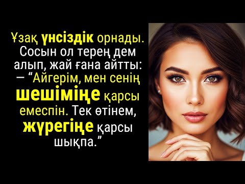 Видео: Ұзақ үнсіздік орнады  Сосын ол терең дем алып, жай ғана айтты... қайғылы махаббат хикаясы