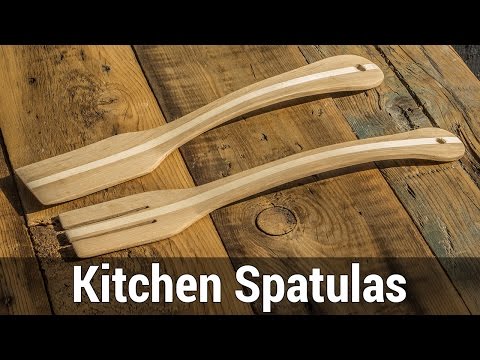 Видео: Wooden Kitchen Spatulas | Деревянные кухонные лопатки