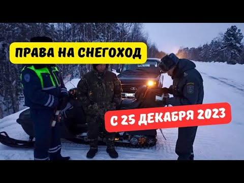 Видео: Водительские права распространили на снегоходы и квадроциклы (но есть нюансы)