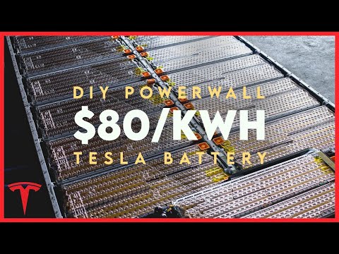 Видео: Самодельный Powerwall на аккумуляторе Tesla мощностью 60 кВт·ч