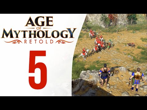 Видео: Достаточно веревки ⚡ Прохождение Age of Mythology: Retold #5 [Падение трезубца]
