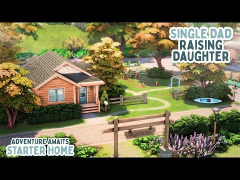 Видео: Стартовый дом для отца-одиночки🏹The Sims 4 Приключения ждут скоростного строительства