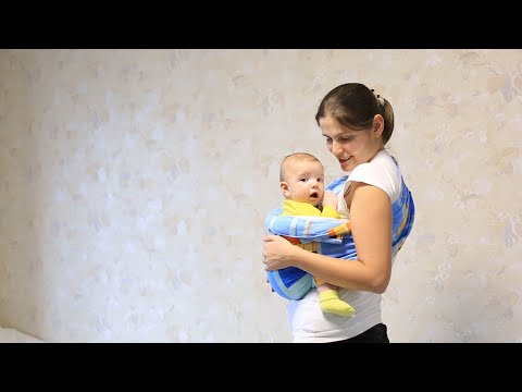 Видео: СЛИНГ: "за" и "против". Слинг на кольцах: инструкция.