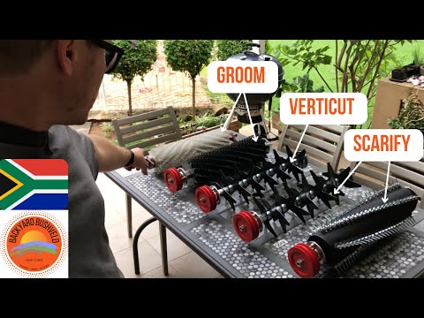 Видео: Инструменты для поверхностной обработки дерна — краткий обзор — скарификация — вертикут — груминг