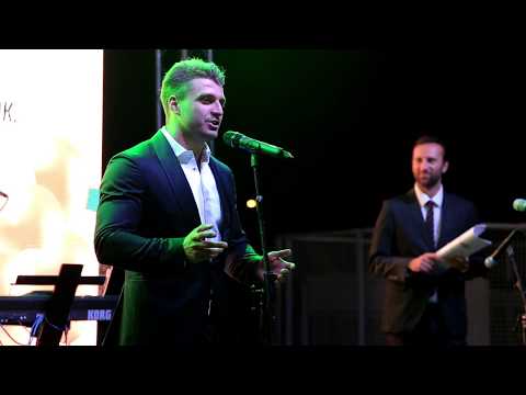 Видео: Душко Чифлиганец, отворање на зелената Адора Diamond Garden, Скопје, 28.08.2018