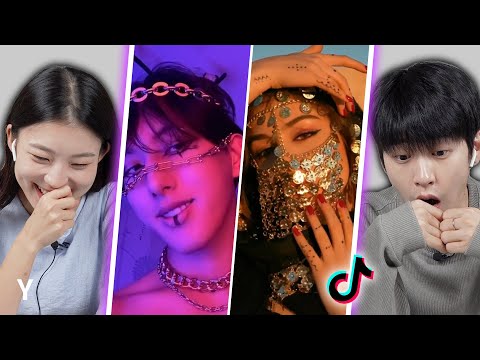 Видео: корейцы впервые реагируют на вызов TikTok «Арабские ночи» | Y