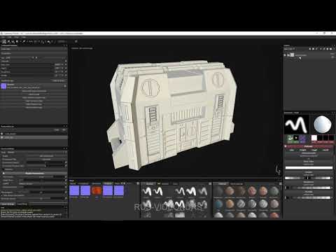 Видео: Substance Painter для новичков - Проект Sci fi контейнер: 03 Запекание карт