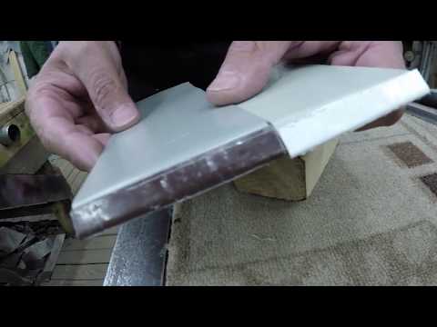 Видео: Одинарный фальц. Способ соединения. Урок 4.