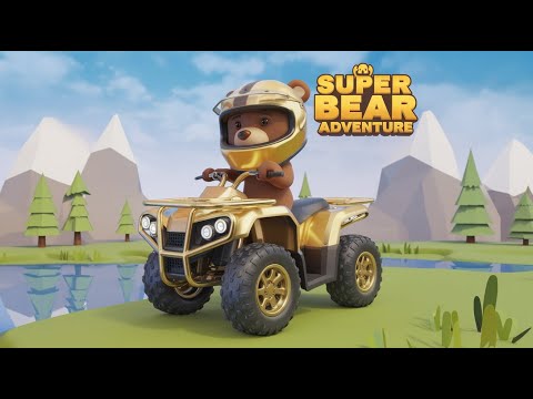 Видео: КАК ПОЛУЧИТЬ 5 ЗОЛОТОГО ЗАЙЦА В SUPER BEAR ADVENTURE. И НАШЕЛ ЗОЛОТОЙ КВАДРОЦИКЛ