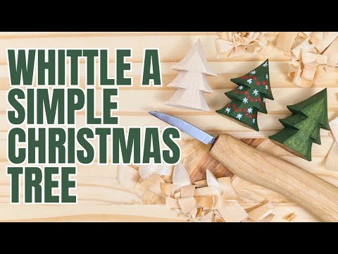 Видео: Как вырезать простую рождественскую ёлку — проект для начинающих