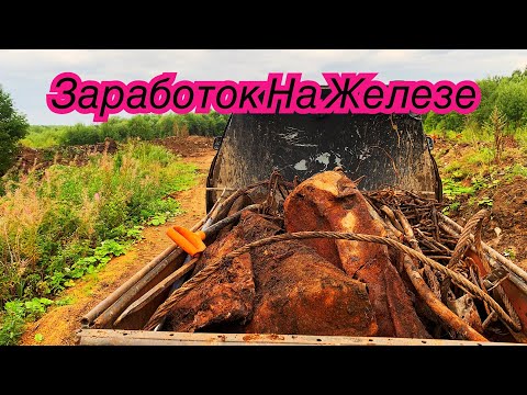 Видео: Зарабатываю деньги на железе,Как заработать в деревне