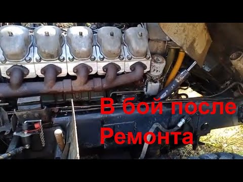 Видео: Tatra 815 пуск после ремонта, первые тонны груза