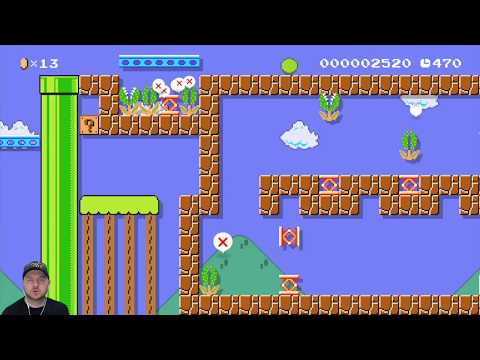 Видео: Super Mario Maker: пружины и вертушки