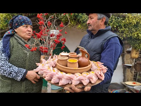 Видео: Готовим Перепелки с Овощами и Сухофруктами в Печке из Глины