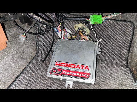 Видео: Как установить жгут проводов K-swap Conversation в Civic EK 96-00