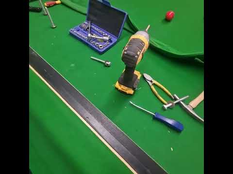 Видео: Мы перетянули наш бильярдный стол Slate Bed и подушки #снукер