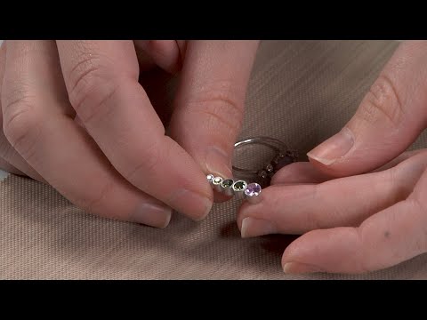 Видео: Классные инструменты | Установка маленьких камней в металлическую глину от Карен Трекслер